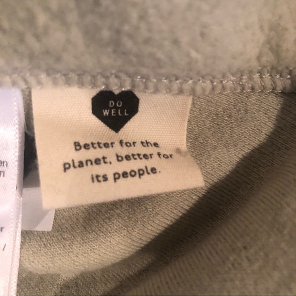 MADEWELL Seagrass Brushed Side SWEATSHIRT S - Picture 12 of 16